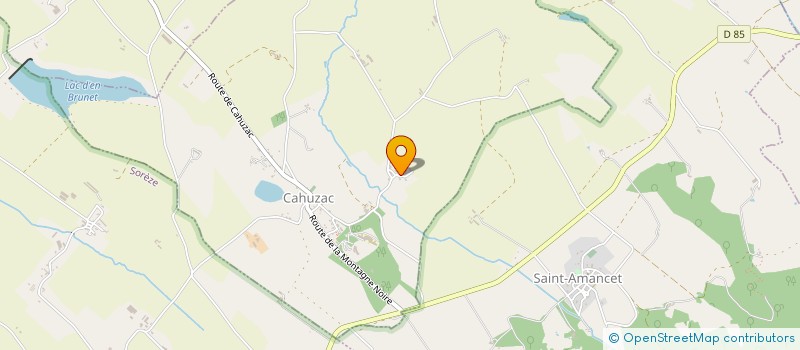 localisation de l'entreprise MADAME SANDRINE MARAIS  CAHUZAC