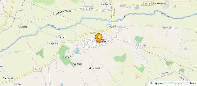 localisation de l'entreprise MADAME SANDRINE MARCADIER à PUYMIROL