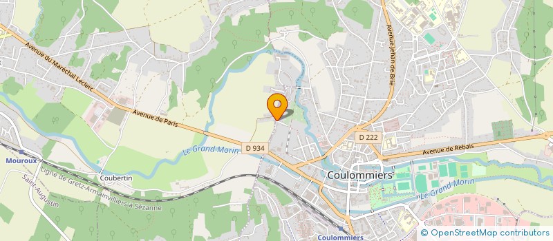 localisation de l'entreprise MADAME SANDRINE MARCHAND à COULOMMIERS