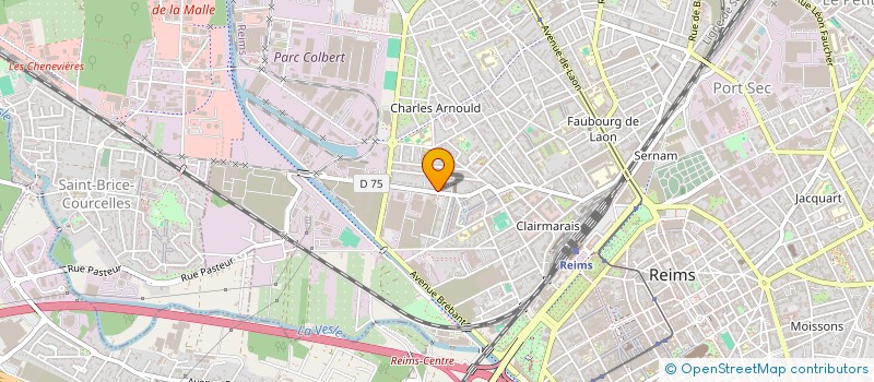 localisation de l'entreprise MADAME SANDRINE MARCHAND  REIMS