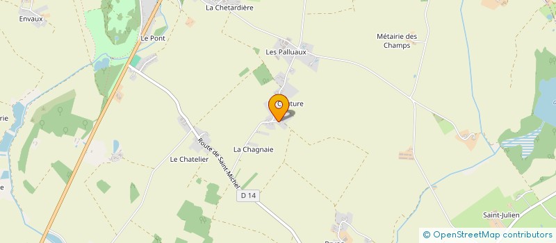 localisation de l'entreprise MADAME SANDRINE MARCHAUD à AZAY-LE-FERRON