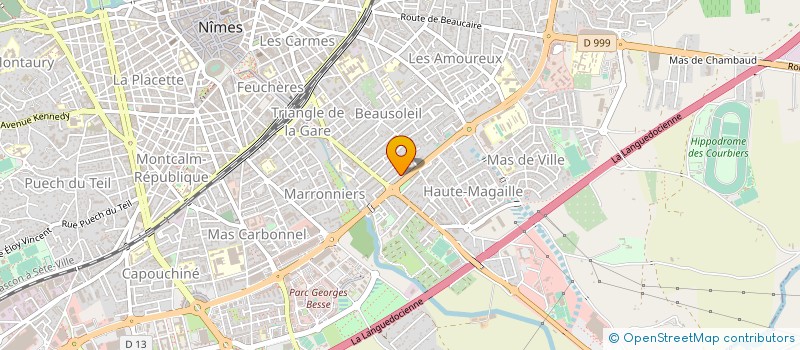 localisation de l'entreprise MADAME SANDRINE MARCON  NIMES