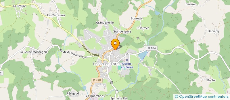 localisation de l'entreprise MADAME SANDRINE MARCON  USSON-EN-FOREZ