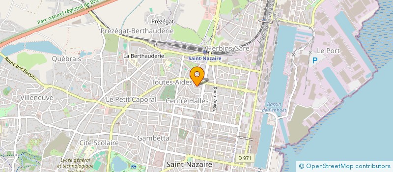 localisation de l'entreprise MADAME SANDRINE MARCOUYOUX à SAINT-NAZAIRE