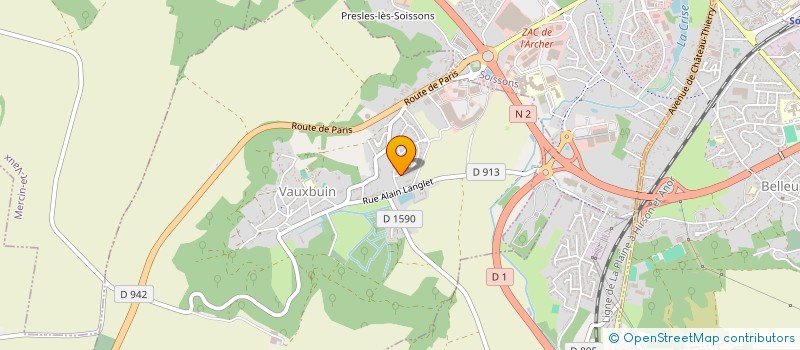 localisation de l'entreprise MADAME SANDRINE MARECHAL  VENIZEL