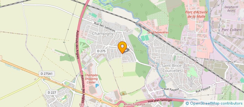 localisation de l'entreprise MADAME SANDRINE MARECHAL  CHAMPIGNY