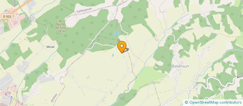 localisation de l'entreprise MADAME SANDRINE MARIE  CASTETIS