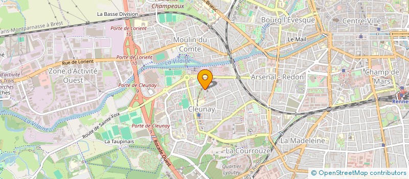 localisation de l'entreprise MADAME SANDRINE MARIE ROSE LE COSTEVEC  SAINT-MALO