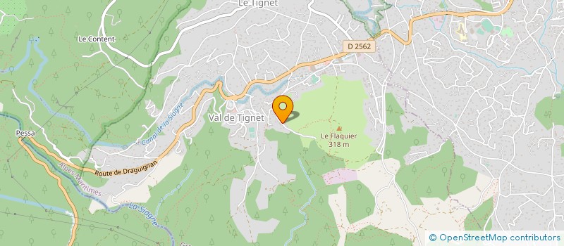 localisation de l'entreprise MADAME SANDRINE MARIO à LE TIGNET
