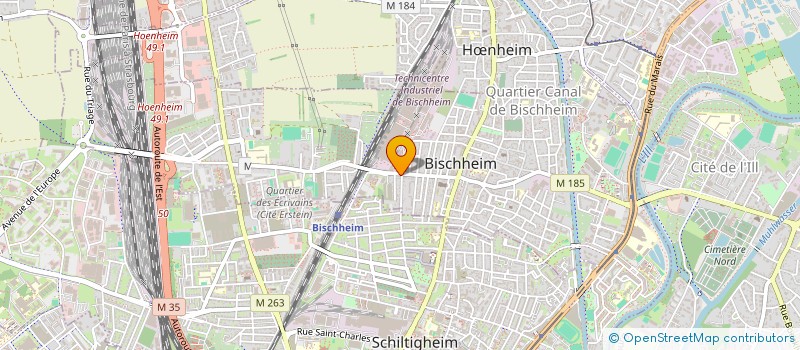 localisation de l'entreprise MADAME SANDRINE MARKERT  BISCHHEIM