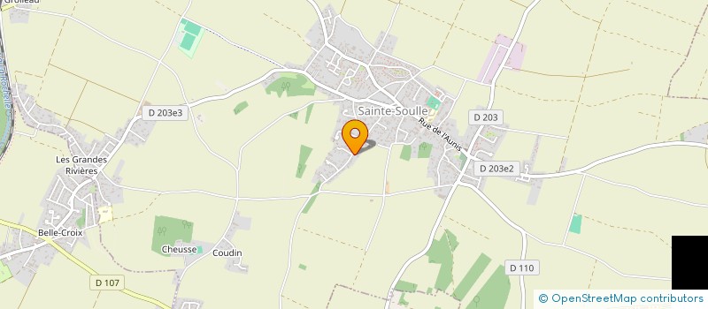 localisation de l'entreprise MADAME SANDRINE MAROT  SAINTE-SOULLE