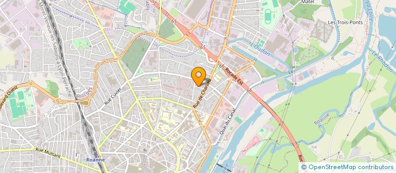 localisation de l'entreprise MADAME SANDRINE MARQUES  ROANNE