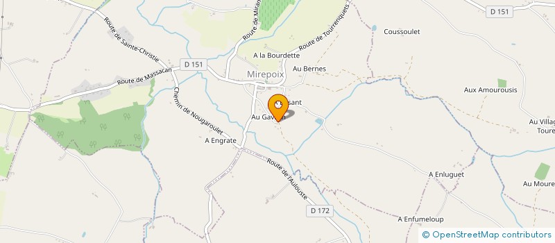 localisation de l'entreprise MADAME SANDRINE MARROT à MIREPOIX