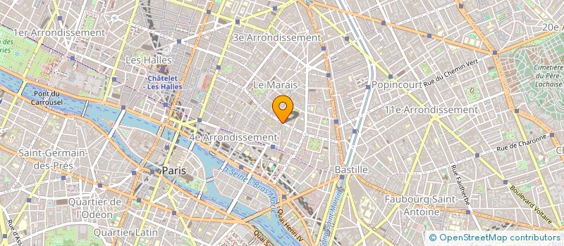 localisation de l'entreprise MADAME SANDRINE MARTIN  PARIS