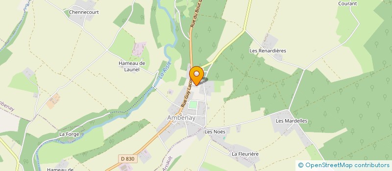 localisation de l'entreprise MADAME SANDRINE MARTIN  FAMPOUX