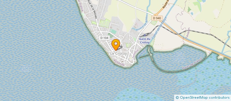 localisation de l'entreprise MADAME SANDRINE MARTIN à LE CROTOY