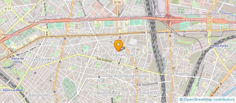 localisation de l'entreprise MADAME SANDRINE MARTIN  PARIS