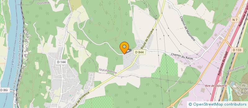 localisation de l'entreprise MADAME SANDRINE MARTIN  MALATAVERNE