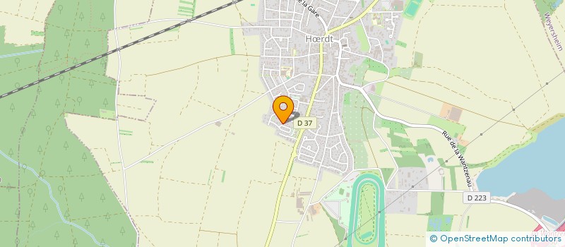 localisation de l'entreprise MADAME SANDRINE MARTIN  HRDT