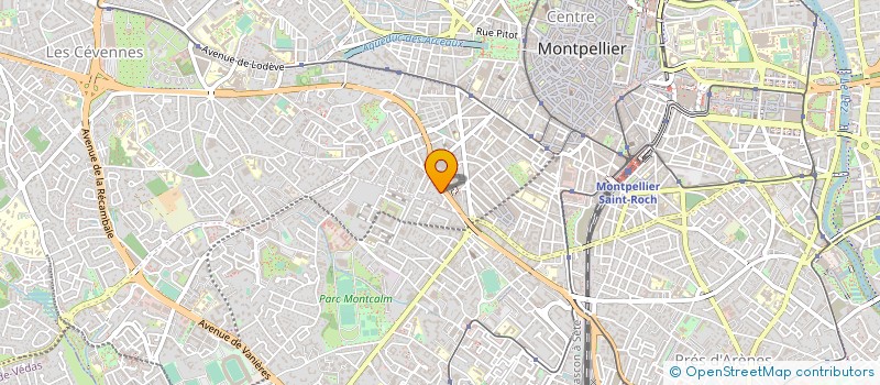 localisation de l'entreprise MADAME SANDRINE MARTINET  LA BOISSIERE