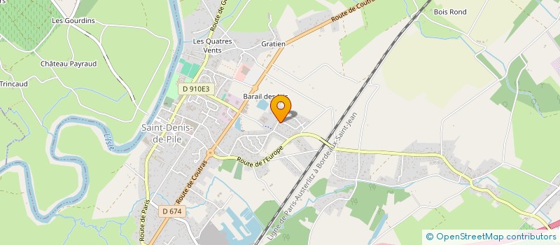 localisation de l'entreprise MADAME SANDRINE MARTINEZ  SAINT-DENIS-DE-PILE