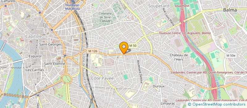 localisation de l'entreprise MADAME SANDRINE MARTINEZ à TOULOUSE