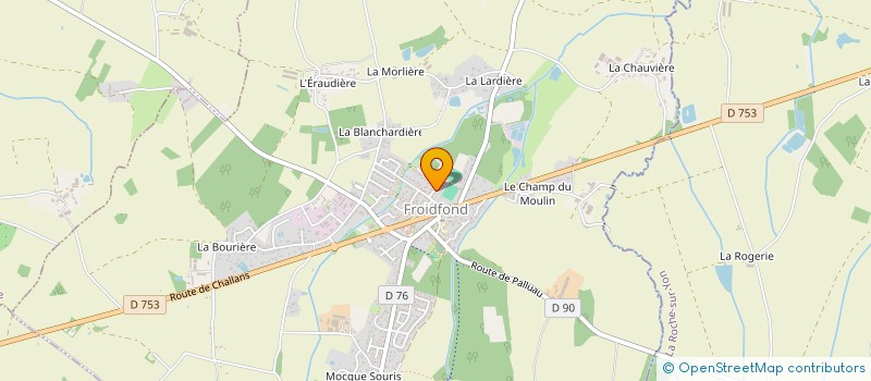 localisation de l'entreprise MADAME SANDRINE MARTORANA  FROIDFOND