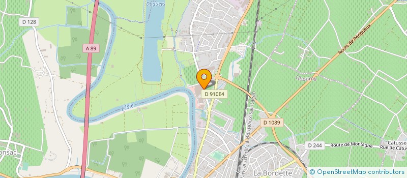 localisation de l'entreprise MADAME SANDRINE MARTORELL  LIBOURNE