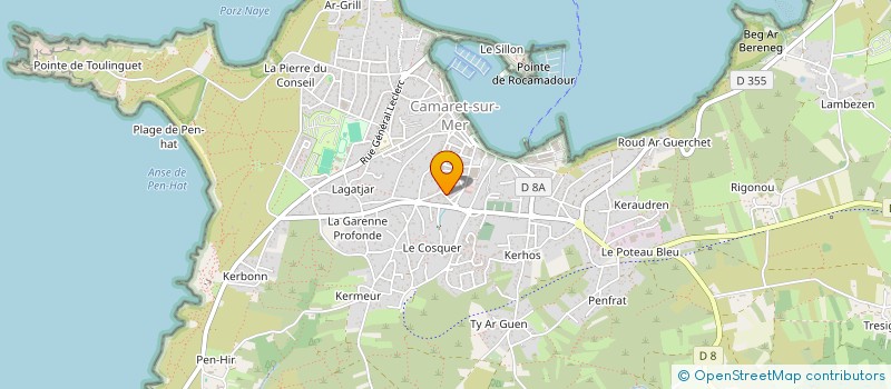 localisation de l'entreprise MADAME SANDRINE MARTY  CAMARET-SUR-MER