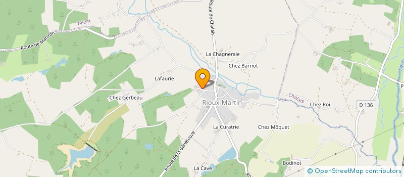 localisation de l'entreprise MADAME SANDRINE MARX à RIOUX-MARTIN
