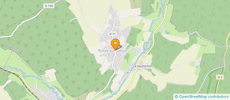 localisation de l'entreprise MADAME SANDRINE MASSET  ROSAY-SUR-LIEURE