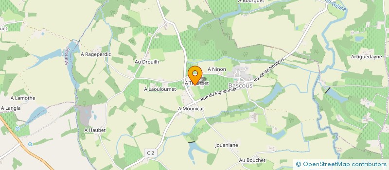 localisation de l'entreprise MADAME SANDRINE MASSIEU  BASCOUS