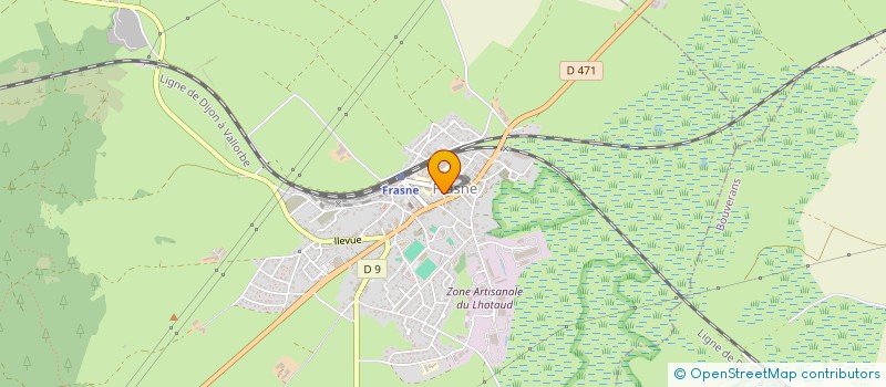 localisation de l'entreprise MADAME SANDRINE MASSON  FRASNE