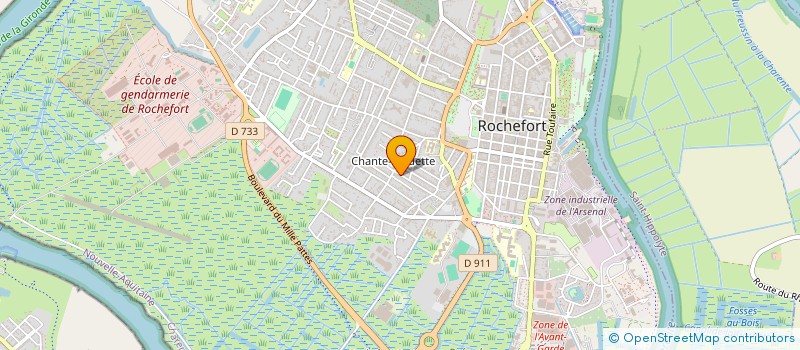 localisation de l'entreprise MADAME SANDRINE MASSOTTE à ROCHEFORT