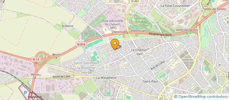 localisation de l'entreprise MADAME SANDRINE MASTROBATTISTA à CAEN
