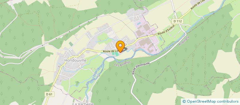 localisation de l'entreprise MADAME SANDRINE MATELOT  HONDOUVILLE