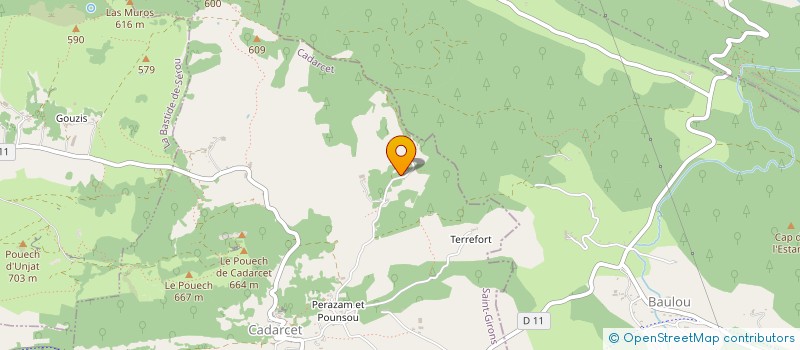 localisation de l'entreprise MADAME SANDRINE MATEO à LA BASTIDE-DE-SEROU