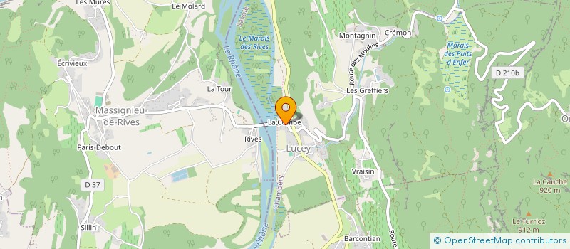 localisation de l'entreprise MADAME SANDRINE MATHIEU  LUCEY