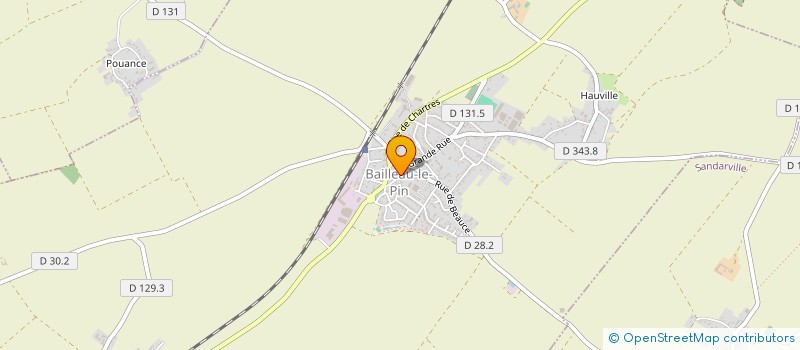 localisation de l'entreprise MADAME SANDRINE MATTE à BAILLEAU-LE-PIN