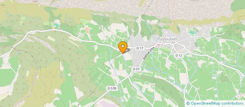 localisation de l'entreprise MADAME SANDRINE MAUGER  PUYLOUBIER