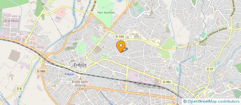 localisation de l'entreprise MADAME SANDRINE MAUREL à FREJUS