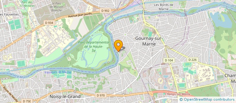 localisation de l'entreprise MADAME SANDRINE MAURICE à GOURNAY-SUR-MARNE