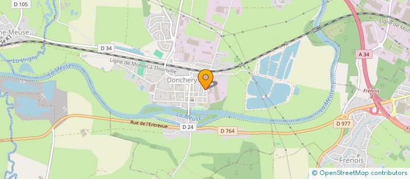 localisation de l'entreprise MADAME SANDRINE MECHINEAU  DONCHERY