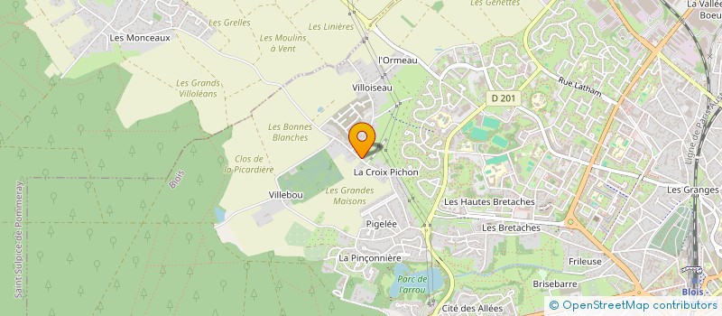 localisation de l'entreprise MADAME SANDRINE MELAY  BLOIS