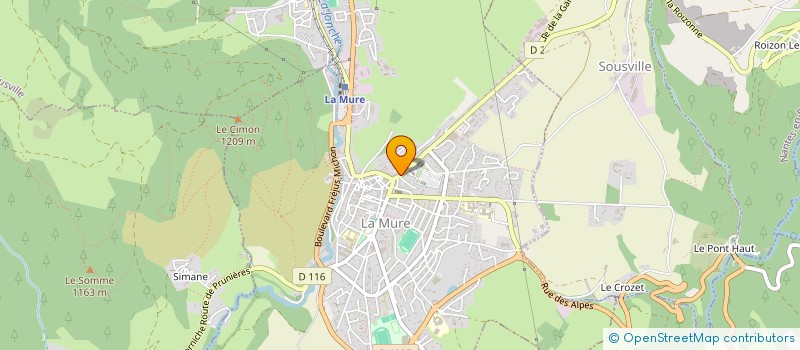 localisation de l'entreprise MADAME SANDRINE MELMOUX  LA MURE