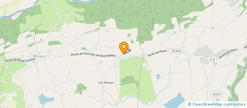 localisation de l'entreprise MADAME SANDRINE MELONI  PISIEU