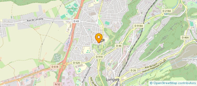localisation de l'entreprise MADAME SANDRINE MENEGHIN à LONGWY