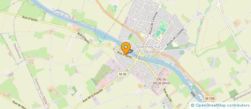 localisation de l'entreprise MADAME SANDRINE MERCIER  QUESNOY-SUR-DEULE