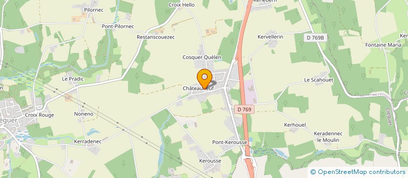 localisation de l'entreprise MADAME SANDRINE MERCIER  CLEGUER