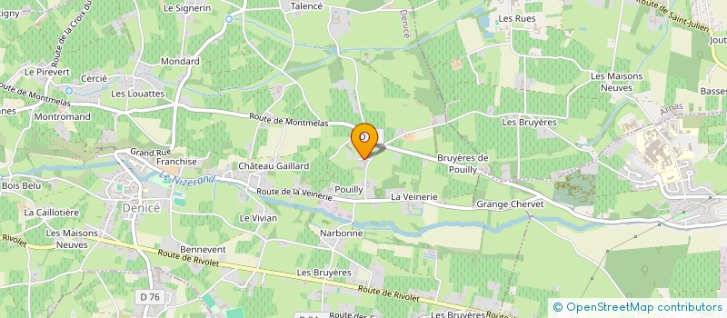 localisation de l'entreprise MADAME SANDRINE MERVILLE à DENICE